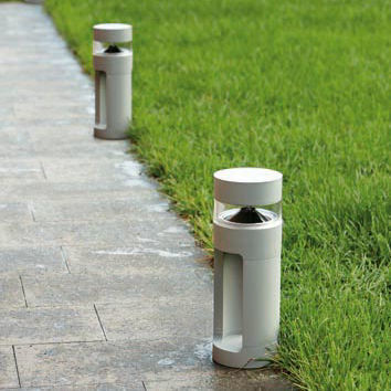 Borne d'éclairage de jardin - B-SIDE 360 - LAMP LIGHTING - urbaine / contemporaine / en aluminium