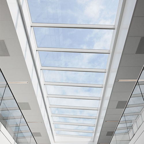 Lanterneau pour toiture-terrasse - LONGLIGHT 5-25° - VELUX - pour toiture inclinée / de désenfumage / avec costière