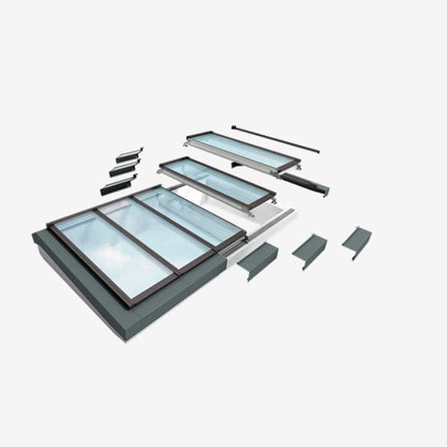 Lanterneau pour toiture - MODULARITY - VELUX - pour rénovation de bâtiment / en verre