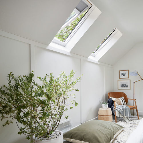 Lanterneau pour toiture - E-CLASS - VELUX - avec costière / en verre / en métal