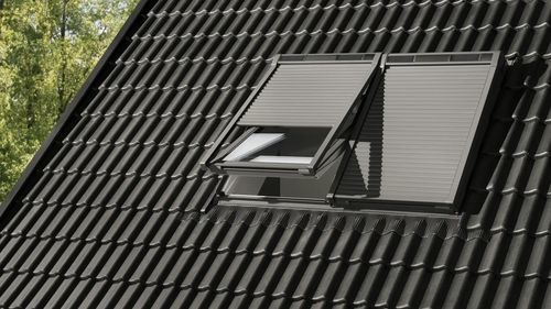 Volet roulant - SML-K - VELUX - en métal / mat / pour fenêtre de toit