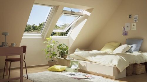 Fenêtre de toit en bois - GGL/GGU -22 - VELUX - à pivot / à double vitrage / 1 vantail