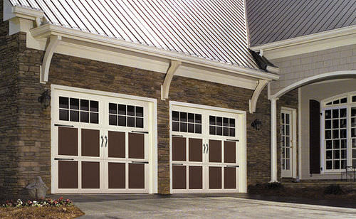 Porte de garage battante - 9700 - WAYNE DALTON - en acier / automatique