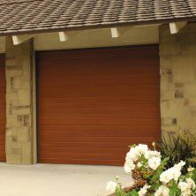 Porte de garage sectionnelle - MODEL 9800 - WAYNE DALTON - bois / automatique