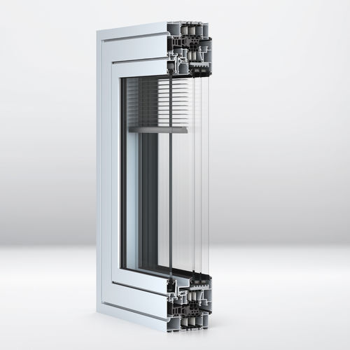 Fenêtre respirante - WICLINE 115 AFS - WICONA - en aluminium / battante / fixe