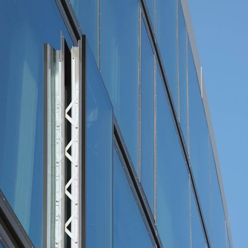 Fenêtre en verre - WICLINE 90 SG - WICONA - en aluminium / à guillotine / à projection