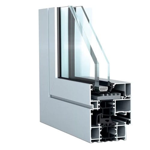 Fenêtre en aluminium - WICLINE 65HI  - WICONA - battante / à ouverture visible / à double vitrage