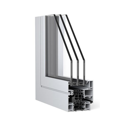 Fenêtre en aluminium - WICLINE 75 NG  - WICONA - battante / fixe / oscillo-battante