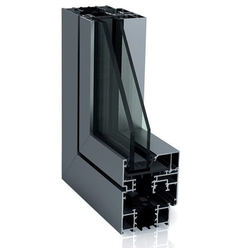 Fenêtre pare-flamme - WICLINE 65FP - WICONA - en aluminium / battante / à double vitrage