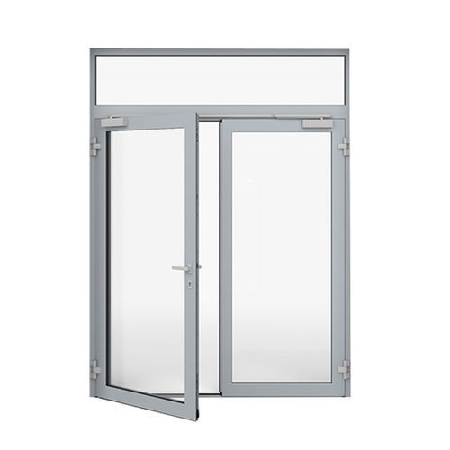 Porte retardant l’effraction - WICSTYLE 65 & 75 NG  - WICONA - d'entrée / en aluminium / battante