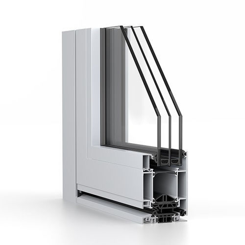 Porte renforcée - WICSTYLE 75 NG - WICONA - d'entrée / en aluminium / battante