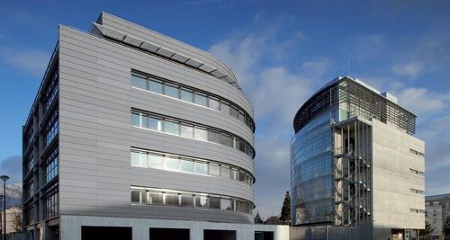 Bardage en lames - Joint debout VMZINC - VM Building Solutions - en métal / en zinc / nervuré
