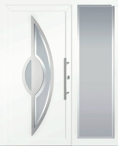 Porte d'entrée - LIGNE EXCELLENCE : HOUSTON - TRYBA - en PVC / battante / contemporaine