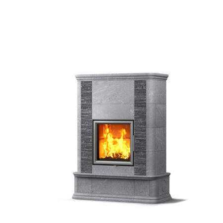 Poêle à bois - AKKO - TULIKIVI - 20 kW - 50 kW / au sol / traditionnel