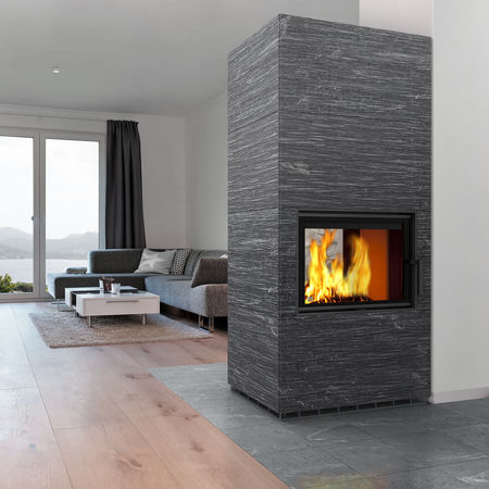 Poêle à bois - LAMU - TULIKIVI - 8 kW / au sol / traditionnel