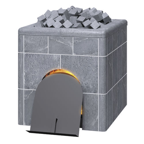 Poêle de sauna à bois - SK950 - TULIKIVI - au sol / en pierre / contemporain