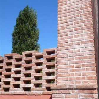 Brique de parement de terre cuite - TERRES CUITES DE RAUJOLLES - extérieur / intérieur / à coller