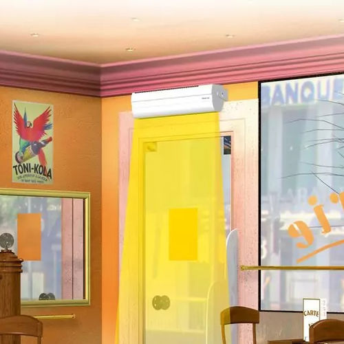 Rideau d'air de plafond - Stopair - AIRELEC - mural / professionnel / pour commerce