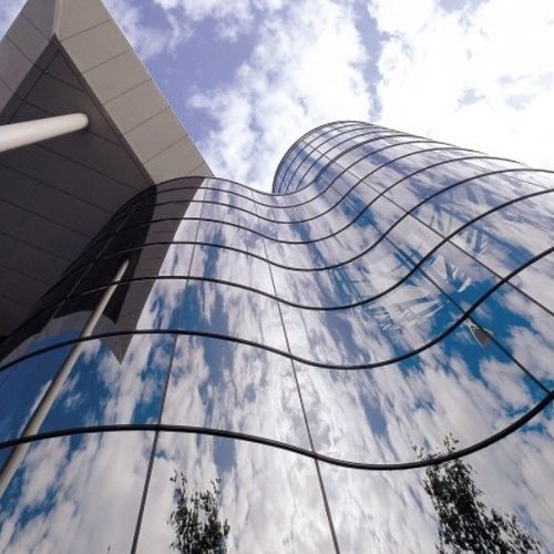 Panneau en verre trempé - HEAT-STRENGTHENED - Tambest Glass Solutions - transparent / pour façade / courbé