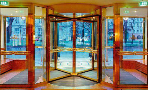 Porte d'entrée - Tambest Glass Solutions - en bois / à tambour / vitrée