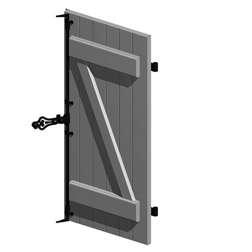 Volet battant - NOTEAL - TECHNAL - fixe / en aluminium / aspect bois