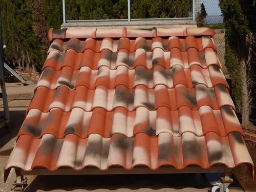 Tuile portugaise - TBS+ - Tejas Borja S.A.U. - photovoltaïque / en terre cuite / grand moule