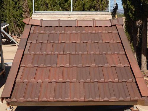 Tuile marseillaise - ALICANTINA - Tejas Borja S.A.U. - photovoltaïque / en terre cuite / marron