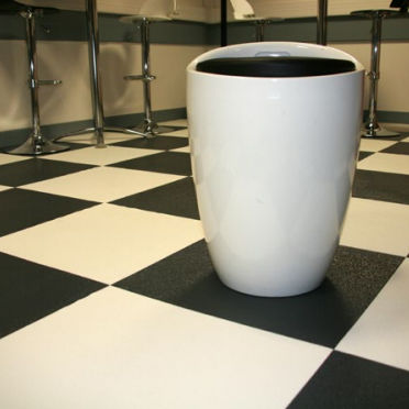 Revêtement de sol en PVC - EUROTILE® - TLM SYSTEMS - pour le tertiaire / en dalles / lisse