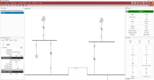 Logiciel de calcul - CANECO ELECTRICAL - ETAP - de gestion de projet / de gestion de données / design