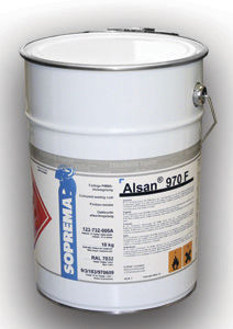 Enduit de finition - ALSAN® 970 F - SOPREMA - d'extérieur / pour toiture / acrylique