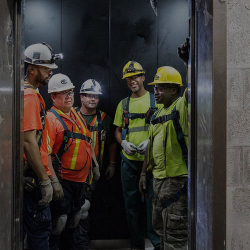Plateforme élévatrice de travail - SKYBUILD™ - Otis - pour chantier / à usage professionnel / d'extérieur