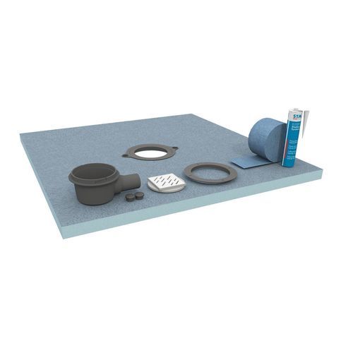 Receveur de douche rectangulaire - BASIC BOARD CLASSIC - STADUR PRODUKTIONS GMBH & CO KG - extra plat / à carreler / en inox