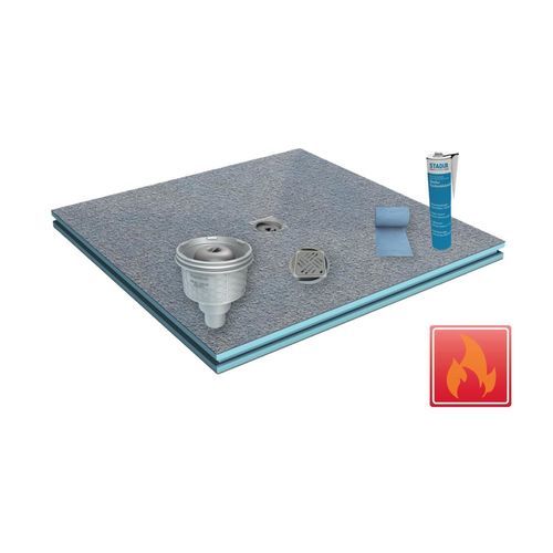 Receveur de douche rectangulaire - BASIC BOARD - STADUR PRODUKTIONS GMBH & CO KG - à encastrer / à poser / en polystyrène extrudé
