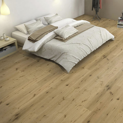Parquet contrecollé - O'Tantik Cabane - SOBOPLAC - en chêne / huile naturel / brossé