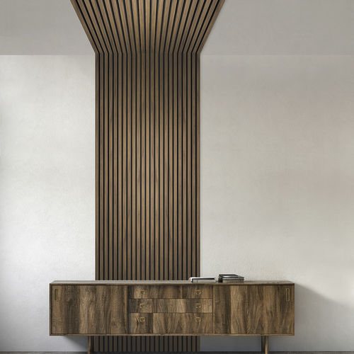 Revêtement mural d'intérieur - Panelio Daru Oak Craft Teck PA4877 - SOBOPLAC - en polystyrène extrudé / à effet bois / pour pièce humide