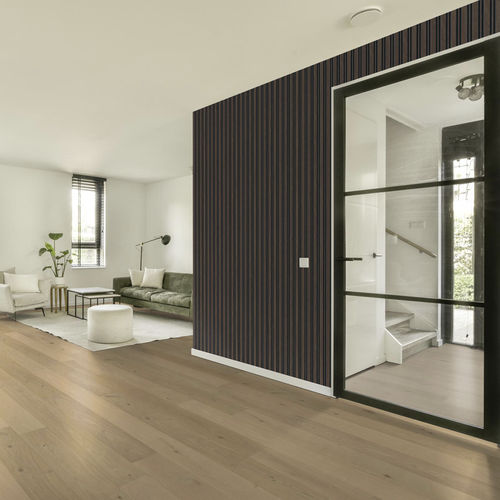 Revêtement mural d'intérieur - Panelio Balzac Walnut PA4874 - SOBOPLAC - en polystyrène extrudé / à effet bois / pour pièce humide