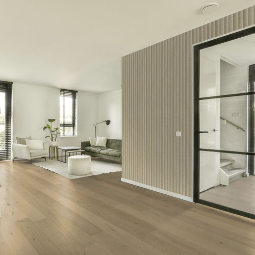 Revêtement mural d'intérieur - Panelio Verne Beige PA5378 - SOBOPLAC - en polystyrène extrudé / à effet bois / pour pièce humide