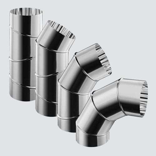 Raccord en aluminium - 0-90 DEGREE - SOLATUBE GLOBAL MARKETING INC - coudé / droit