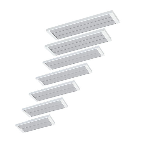 Panneau rayonnant électrique - MT - APPLIMO - de plafond / blanc
