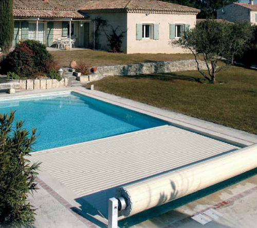 Couverture de piscine automatique - NEPTUNE - AQUALUX INTERNATIONAL - de sécurité