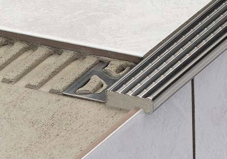 Nez de marche acier - SCHLÜTER®-TREP-E/-EK - Schluter-Systems - antidérapant