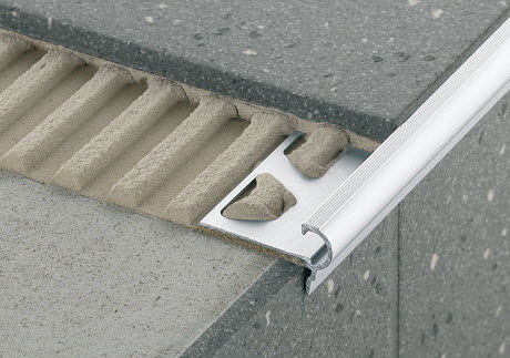 Nez de marche acier - SCHLÜTER®-TREP-FL - Schluter-Systems - antidérapant