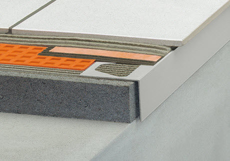 Solin pour toiture-terrasse - SCHLÜTER®-BARA-RW - Schluter-Systems