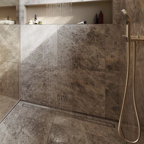 Bonde de douche en inox - KERDI-LINE - Schluter-Systems