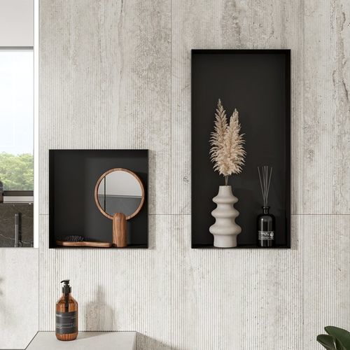 Niche murale en aluminium - Schluter-Systems - en aluminium anodisé / rectangulaire / carrée