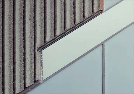 Profilé de séparation en aluminium - SCHLÜTER®-DESIGNLINE - Schluter-Systems - pour carrelage