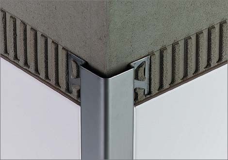 Profilé de finition en aluminium - SCHLÜTER®-ECK-E - Schluter-Systems - pour carrelage / pour angle extérieur