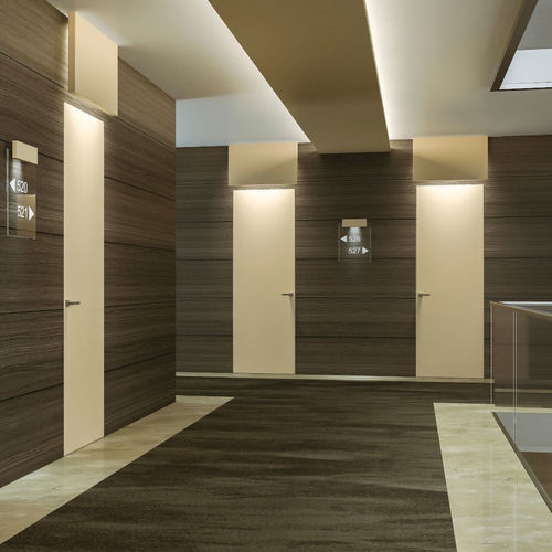 Porte d'intérieur - FIRE  - SCRIGNO - en bois de feuillus / battante / contemporaine