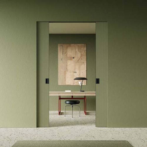 Porte d'intérieur - MONTEFELTRO - SCRIGNO - en ciment / battante / contemporaine
