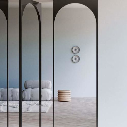 Porte en verre - RIVIERA - SCRIGNO - d'entrée / coulissante / à pivot